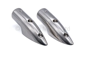 Boat handrail rail end connector fitting stainless steel 316 A4 7/8" 22mm tubing - Picture 1 of 5