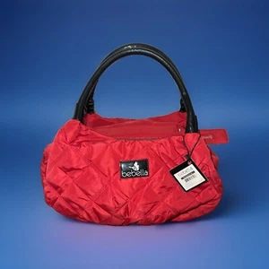 Bebella Bags-Kamora-Ciccia Bella Lipstick Red Handbag Soft Approximately 14X9X8 - Picture 1 of 8