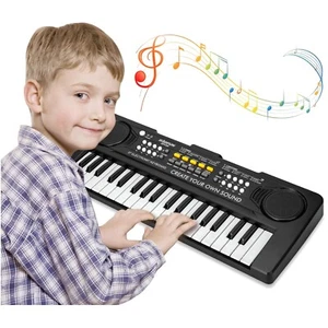 Kinder Keyboard, Elektronisches Klavier, Musikspielzeug, 37 Tasten, Lernspiel... - Bild 1 von 12