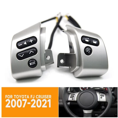 Steering Wheel Control Switch Silver 84250-35070 For Toyota FJ Cruiser 2007-2021 - Image 1 of 4