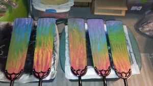 Newly Designed & Hand Crafted DECOR 52" Ceiling Fan BLADES by Laura Van Arsdale - Picture 1 of 12