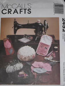 Sewing Organizer Tote Pincushion Caddy Accessories McCalls 2452 Sewing Pattern* - Picture 1 of 2