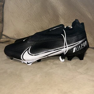 🔥SZ 15 (W) Men’s Nike Vapor Edge Elite 360 Flyknit Mens Football Cleats Black - Picture 1 of 5