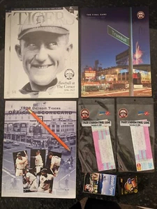 Detroit Tigers Stadium Eröffnungstag / Finalspiel, Spieltag Briefmarke Programm Tickets - Bild 1 von 14