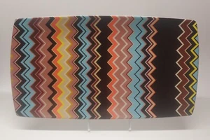 Stoneware Serving Tray Colore Zig Zag Print Missoni for Target 9" X 16" - Picture 1 of 3