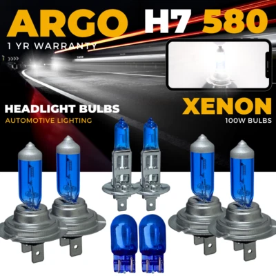 For Alfa Romeo Mito Headlight 2008-18 Hid 100w Xenon White Fog Side Light Bulbs - Image 1 of 4