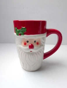 Signature Select Keramik 16 Unzen Santa Latte Becher groß Urlaub Weihnachten Deko - Bild 1 von 8