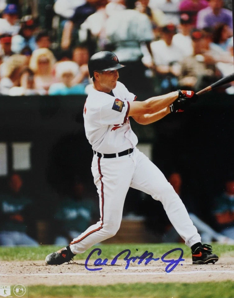 Cal Ripken Jr HOF Baltimore Orioles Autographed 8x10 Signed Photo JSA - Image 1 of 4