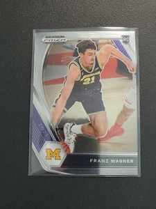 Franz Wagner 2021 Panini Prizm Draft Picks Rookie RC Base #9 Michigan Magic - Bild 1 von 2