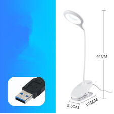 LED USB Clamp Clip On Flexible Desk Light Bed Reading Table Study Night Lamp