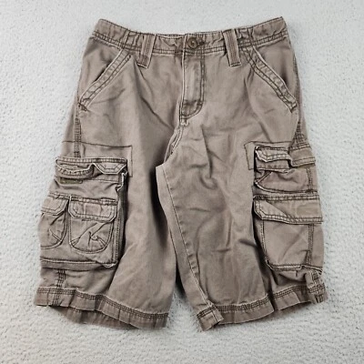 Lee Dungarees грузовые шорты мальчика 14 обычный коричневый холст открытый Skater мешковатые - Изображение 1 из 4