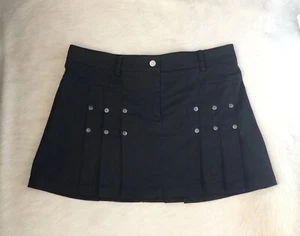 Patrizia Pepe Black Pleated Mini skirt - Picture 1 of 4