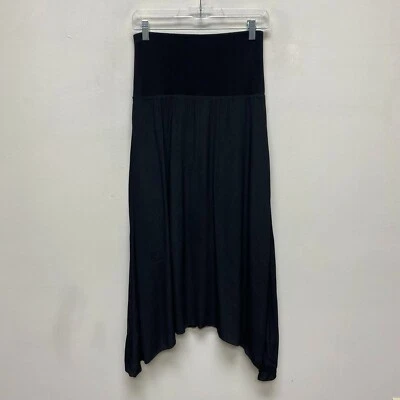 Falda midi Cabi para mujer 5512 negra cintura ancha elástica tirar de crucero swing XS Foto 1 de 4