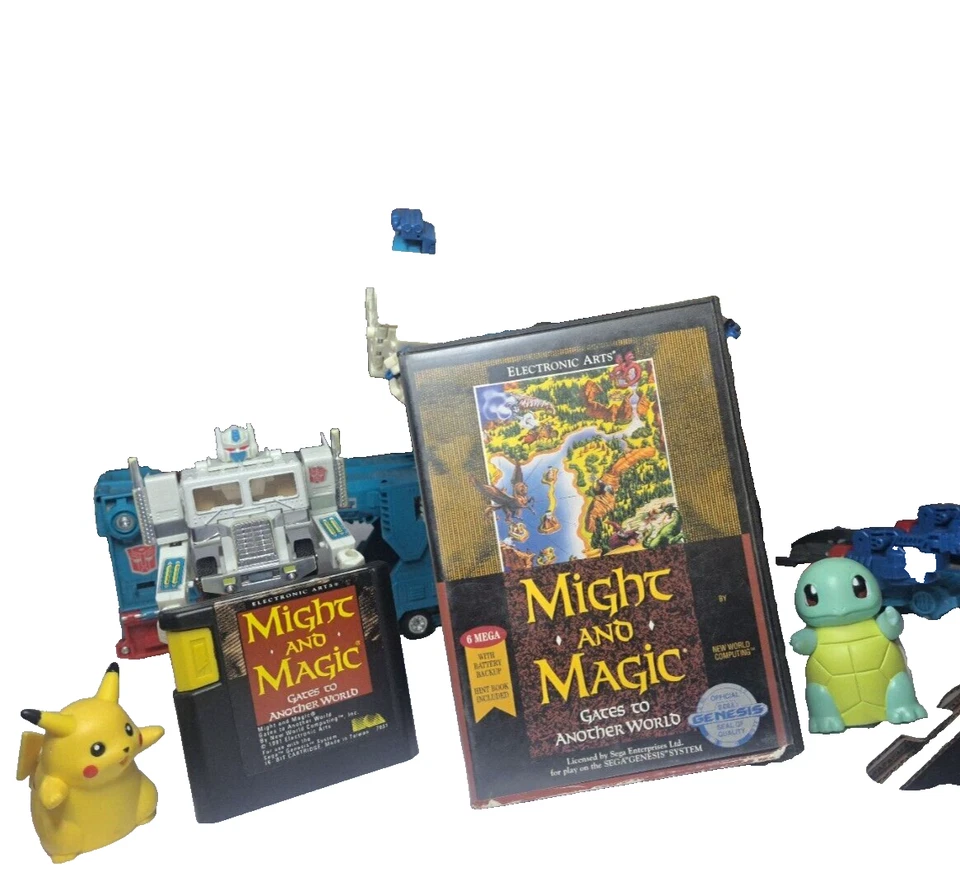 Might and Magic 1 Gates to Another World  (Sega Genesis, 1991) w/ Case - Image 1 of 1