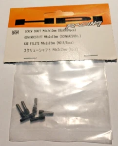 HPI Racing RC 86094 Screw Shaft M4x2x12mm black 6 pcs - Picture 1 of 2