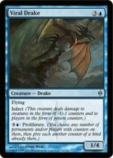 1x VIRAL DRAKE - New Phyrexia - MTG - Magic the Gathering - NM