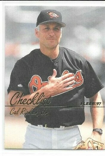 1997 Fleer Checklist Cal Ripken Jr. #723 Orioles - Image 1 of 1