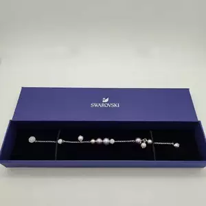 Swarovski Remix Pearl 2 Armband Perlen lila purple Gr. M Strand Bracelet 5463191 - Bild 1 von 9
