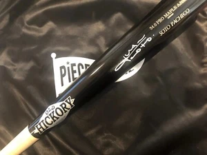 Juan Soto Autographed Old Hickory Game Model Black 34" Bat Washington Nationals - Picture 1 of 9