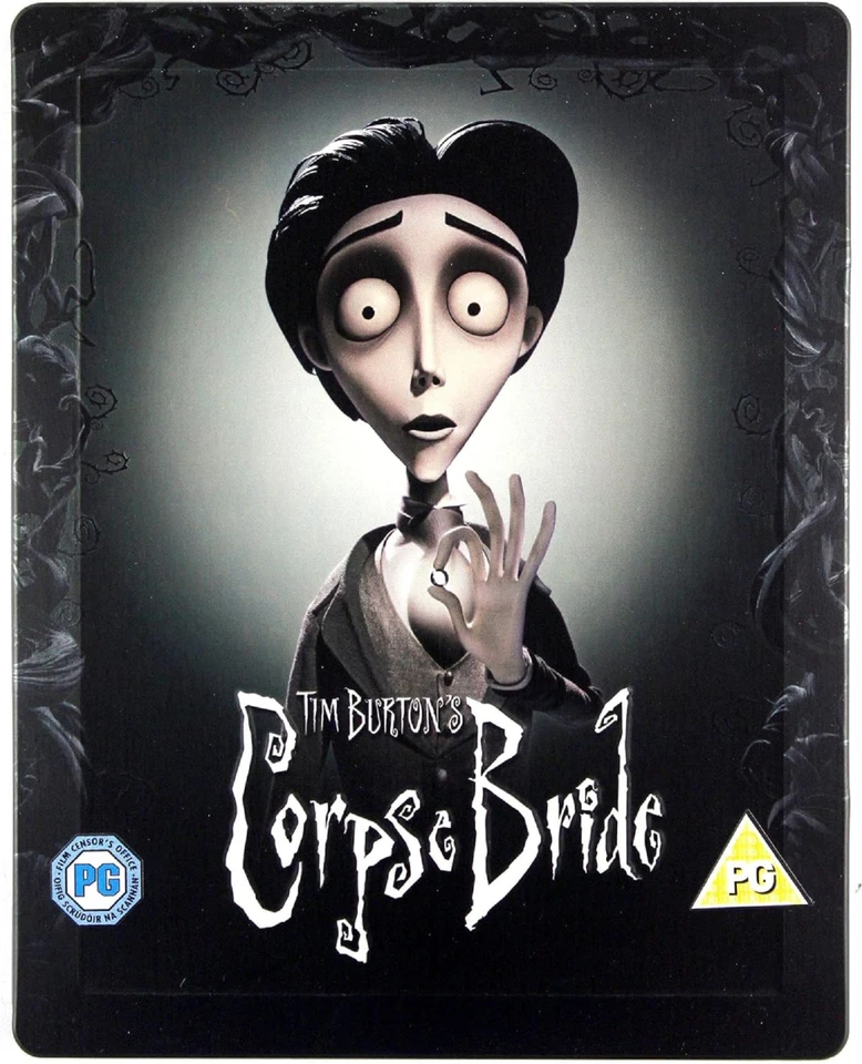 THE CORPSE BRIDE STEELBOOK Blu-Ray Johnny Depp Helena Movie New Sealed UK R2 - Image 1 of 1