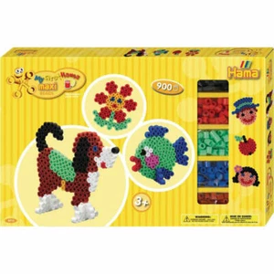 Hama Bügelperlen Maxi - Gigantische Geschenkpackung gelb - 2 Stiftplatten 900 St - Bild 1 von 1
