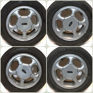 Ford Ka / Ford Fiesta III Original Alu-Felgen LK 4x108 Sommer-Reifen 165/65 R13 - Bild 1 von 7