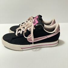 Nike Sweet Classic Canvas Black Pink Women's Shoes Size 8