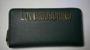 CARTERA LARGA LOVE MOSCHINO ORO VERDE NUEVA SIN ETIQUETA NUNCA USADA REGALADA - Imagen 1 de 7