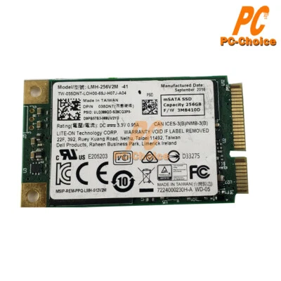  35DNT Lite-On LMH-256V2M Dell 256GB MSATA Solid State SSD JTKDJ - Image 1 of 4