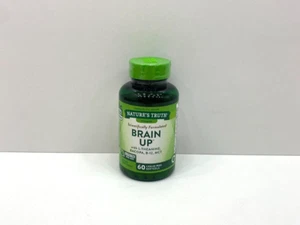 NEW Nature's Truth Brain Up L-Theanine Bacopa B-12 MCT Liquid Max Softgels 2027 - Picture 1 of 4
