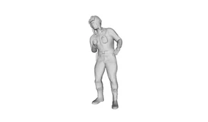 Printle M Homme 186-WWII WW2 Pilot Tank Soldier Figure for Dioramas Train Sets - Picture 1 of 11