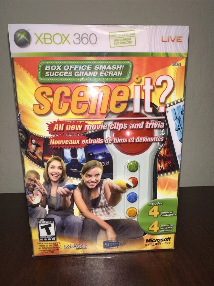 Scene It Box Office Smash (Microsoft Xbox 360, 2008) English - European Version - Image 1 of 4