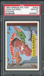 1986 Topps Garbage Pail Kids 6th Series #242a Clean Maureen PSA 10 GEM MINT Os6 - Imagen 1 de 3