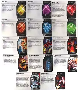 Collector's Trove HeroClix ONE-SHOT Karten SET OS001-OS014 Gem Mind Time Power+ - Bild 1 von 1