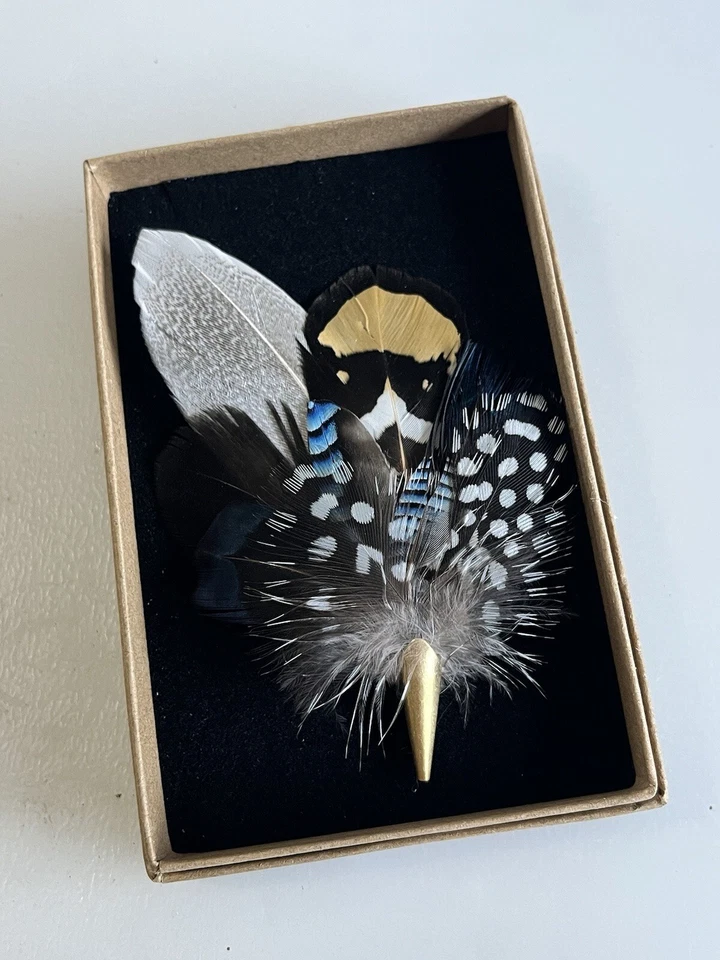 Duck , Jay And Guineafowl Small Hatpin/lapel Pin - Image 1 of 1