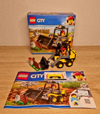 LEGO CITY: Frontlader (60219) 100% inkl. Anleitung und OVP 2020 EOL - Bild 1 von 4