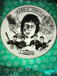 Placa tributo mundial John Lennon violeta Parkhurst 1981 Hackett americano #894 - Imagen 1 de 8