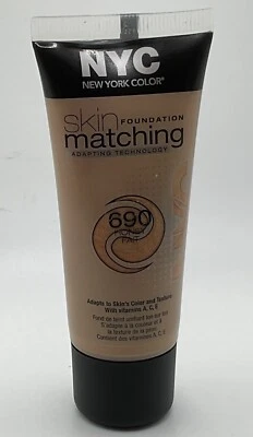 NYC Skin Matching Foundation Adapting Techology - 690 HONEY - Image 1 of 2