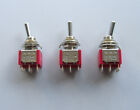3x DPDT 6 Pin 3 Way ON/ON/ON Guitar Mini Toggle Switch SALECOM Car/Boat Switches