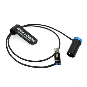 Low Profile TA3F to XLR 3 Pin Male Audio Cable for Lectrosonics Receivers - Picture 1 of 3
