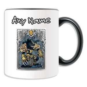 Personalised Gift Worgen Warrior Mug Money Box Cup World Warcraft WOW Alliance - Picture 1 of 20