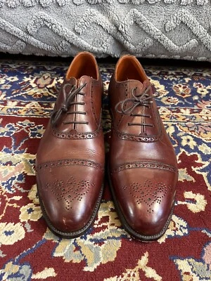 Zapatos con cordones Paul Stewart Stuarts Choice de cuero marrón para hombre 11,5 D hechos en inglés Foto 1 de 4