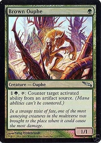MTG - Mirrodin - Brown Ouphe - Foil - NM - Image 1 of 1