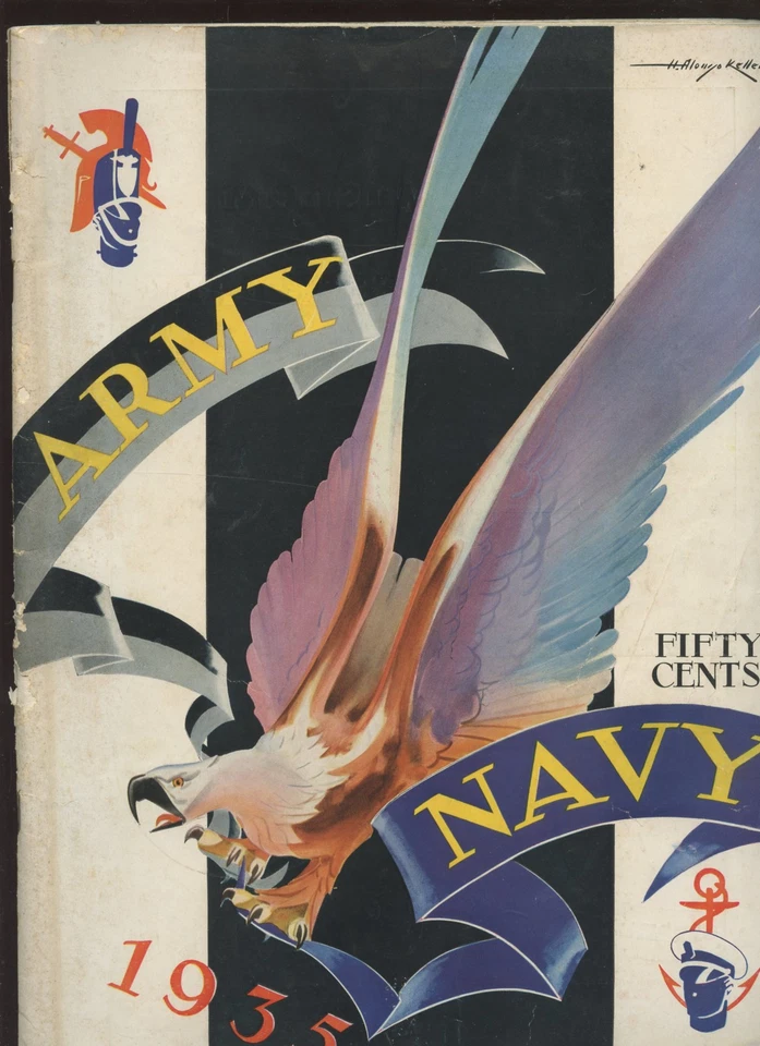 1935 NCAA Football Program Army vs Navy - Image 1 of 1