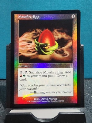Odyssey  MTG FOIL  Mossfire Egg  Magic - Image 1 of 2