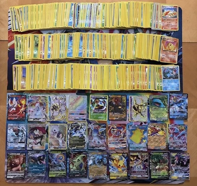 Lote de cartas Pokemon vintage holográfico etc MP-Damaged Pikachu Glaceon Tyranitar Etc 905+ - Imagem 1 de 4