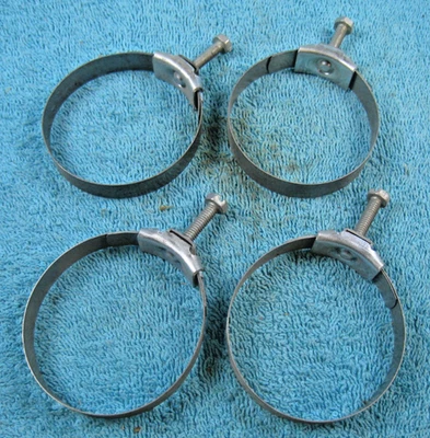 批量 4 件 NOS MURRAY TOWSON 散热器软管夹 2 5/8 英寸直径原始设备制造商零件 — 第 1/4 张图片