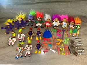 Vintage kenner battle trolls stone protectors Russ action figure parts weapons - Picture 1 of 12