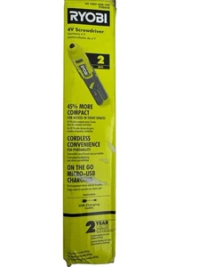 Ryobi 4V 1/4 Zoll Schraubendreher mit USB Ladekabel fehlende Bits FVD01K (OB) - Bild 1 von 8
