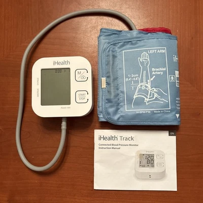 iHealth Track - Connected Blood Pressure Monitor - Adjustable -BlueTooth- Large - Image 1 of 4